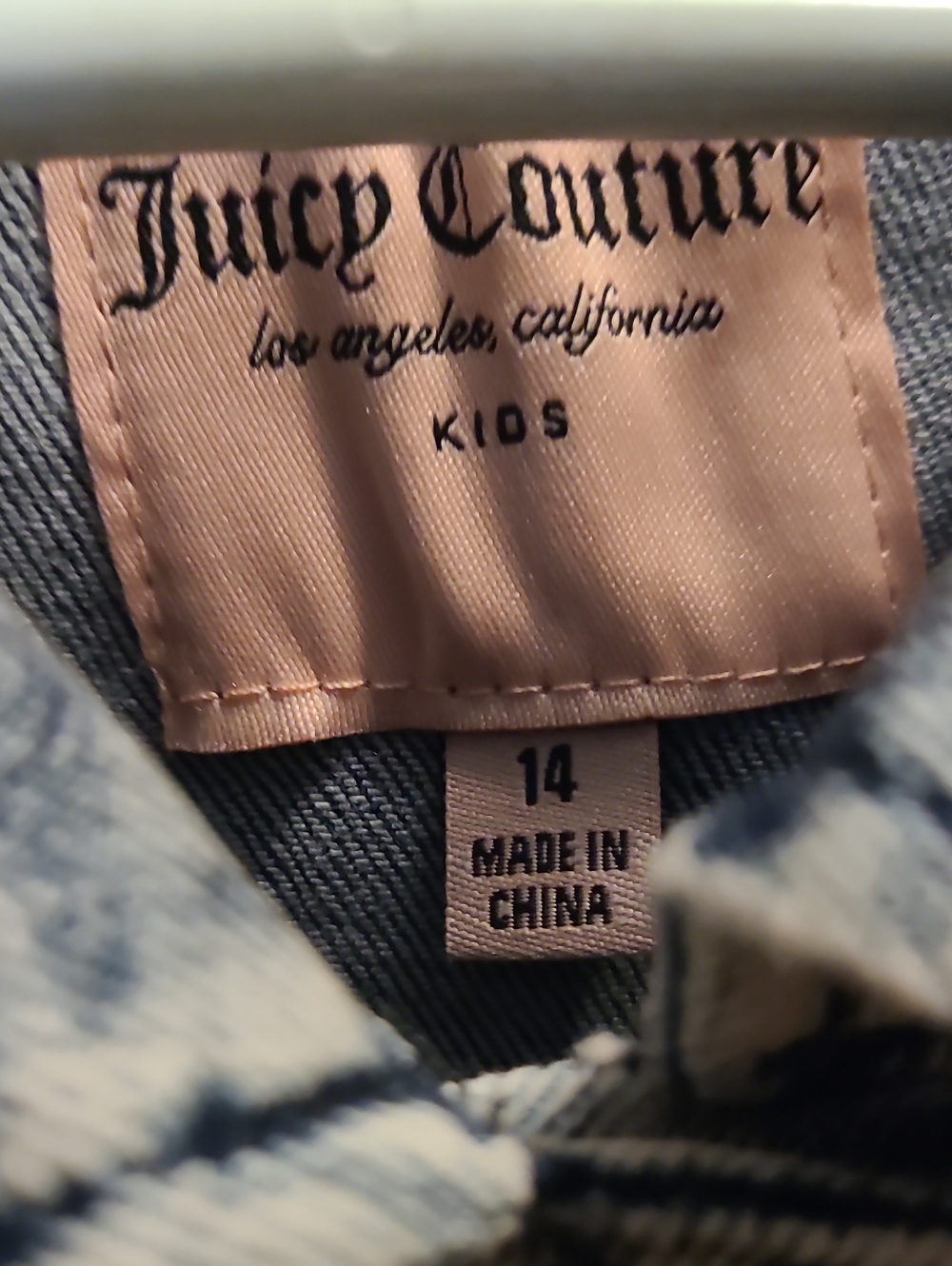 Juicy Conture Jean Jacket Girls 14